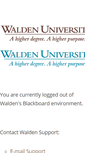 Mobile Screenshot of class.waldenu.edu