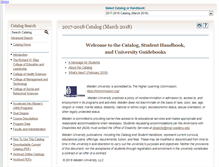 Tablet Screenshot of catalog.waldenu.edu