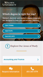 Mobile Screenshot of info.waldenu.edu